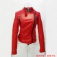 New Fashion Autumn Winter Women Brand Faux Soft Leather Jackets Pu Black Red Yellow Zippers Long Sleeve Motorcycle Coat1287925581