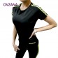 Women Sport Suit Tight Women Exercise Clothing Set Fitness Workout Clothes Elastic Jogging Yoga Set Tracksuit Female