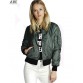 Spring Autumn Women Thin Jackets Tops MA1 Bomber Jacket Long Sleeve Coat Casual Stand Collar Slim Fit Outerwear Plus Size32665980037