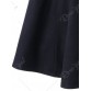 Batwing Sleeve Woollen Cape Coat - Black - 2xl