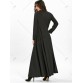 Bodycon Lace Mini Dress with Long Coat - Black - 2xl1325281