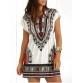 Casual Ethnic Summer Mini Dress - Jacinth - One Size625943
