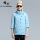 FOXQUEEN 2016 New Spring Warm Cotton Clothing Cotton padded Coat Women&#39;s Clothing Three Quarter Sleeve Coat Jacket Windbreaker32616649336