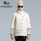 FOXQUEEN 2016 New Spring Warm Cotton Clothing Cotton padded Coat Women's Clothing Three Quarter Sleeve Coat Jacket Windbreaker