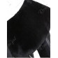 Faux Fur Collar Asymmetric PU Leather Coat - Black - 2xl1361290