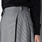 HDY Haoduoyi Office lady wool blends Pants high waist Houndstooth women wide leg pants for wholesale and free shipping32551620788
