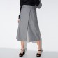 HDY Haoduoyi Office lady wool blends Pants high waist Houndstooth women wide leg pants for wholesale and free shipping