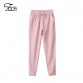 Hot Sale Casual Women Chiffon Pants Elastic Waist Solid Color Office OL Pants Summer Slim Lady Pants  AB171242434570