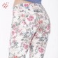 M17 2016 new arrival large size floral printed pants women skinny flowered  trousers painted pencil pants female  plus size