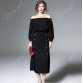 New Women s Black Dress - 黑色 - L1474385