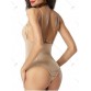 See Through Backless Low Cut Teddy - Yellowish Pink - L1379810