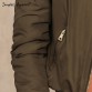 Simplee Apparel Winter parkas cool basic bomber jacket Women Army Green down jacket coat Padded zipper chaquetas biker outwear32546074605