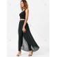 Slimming High Waist Skirted Pants - Black - 2xl1284343