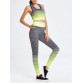 Sport Ombre Crop Tank Top+Pants - Yellow - One Size836796