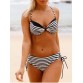 Striped Underwire Push Up Bikini Set - Stripe - 2xl1179335