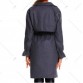 Thick Wool Belt Long Coat - Gray - L1475577