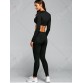 Long Sleeve Cropped T-Shirt With Leggings Gym Outfits