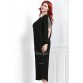 Stylish V-Neck Long Sleeve Cut Out Plus Size Women s Jumpsuit186774