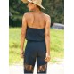 Women s Stylish Strapless Lace Splicing Jumpsuit500346