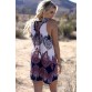 Trendy Sleeveless Printed Women's A-Line Dress