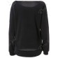 Casual Scoop Collar Long Sleeve Letter Pattern Loose-Fitting Women s Sweatshirt280397