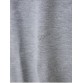 Casual Style Scoop Collar Long Sleeve Black Letter Pattern Women's Sweatshirt