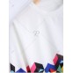 Long Sleeve Colorful Geometrical Sweatshirt