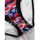Fashionable Plus Size Cut Out Geometric Print Women s Swimwear485725